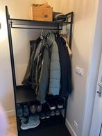 Zwarte kapstok / garderobe, Ophalen, Zo goed als nieuw, Metaal, Staande kapstok