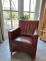Prachtige leolux Dolcinea bruin terra zgan, Ophalen, Zo goed als nieuw, 75 tot 100 cm, 50 tot 75 cm