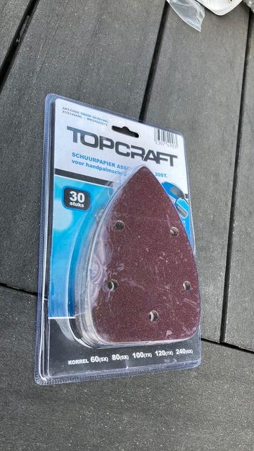 Ongebruikte schuurpapier voor Topcraft schuurmachine beschikbaar voor biedingen