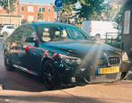 Zeldzame BMW 535xi N54 Twin Turbo – 420PK -E60, Auto's, Automaat, Zwart, Zwart, Leder