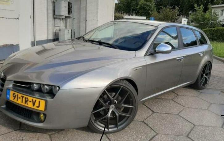 Alfa Romeo 159 2.2 JTS SW 2007 Grijs, Auto's, Alfa Romeo, Bedrijf, ABS, Airbags, Airconditioning, Android Auto, Apple Carplay