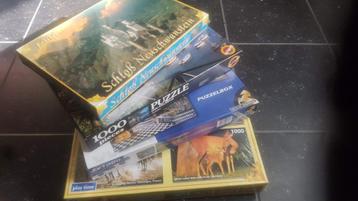 9 Puzzels 1000 stukjes legpuzzel Denksport puzzel beschikbaar voor biedingen