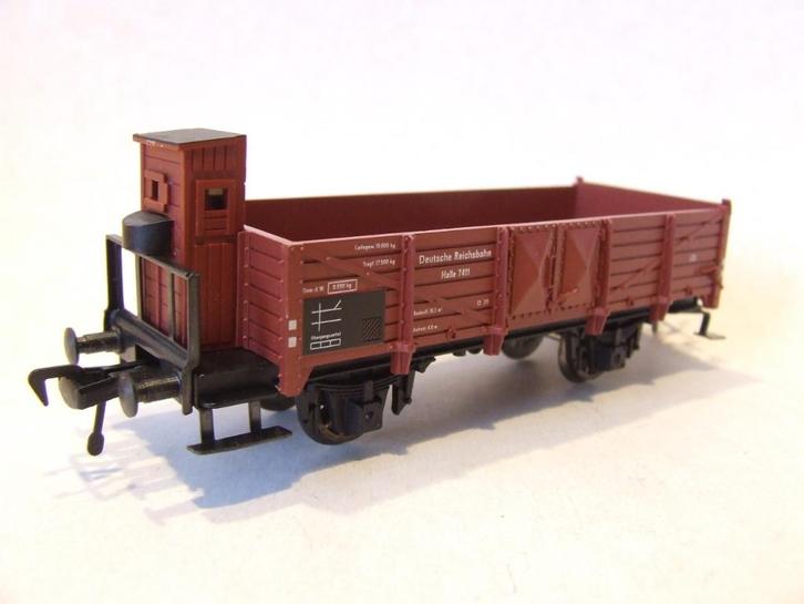 FLEISCHMANN HO 5209 DRG, middelhoge bakwagen, in OVP, Hobby en Vrije tijd, Modeltreinen | H0, Zo goed als nieuw, Wagon, Gelijkstroom of Wisselstroom