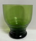 Copier ribbelglas groen, Antiek en Kunst, Ophalen of Verzenden