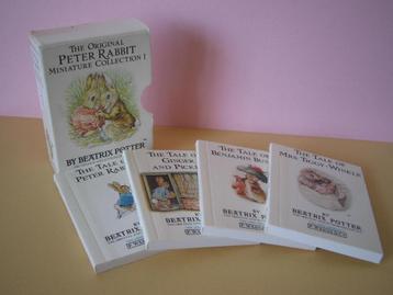 Engelse Peter Rabbit miniature collection met 4 boekjes