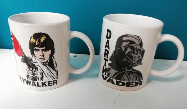 Vintage jaren 90 Star Wars bekers, Verzamelen, Star Wars, Zo goed als nieuw, Gebruiksvoorwerp, Ophalen of Verzenden