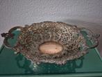 Vintage Italy filigrain koper messing mand schaal, Ophalen of Verzenden