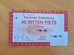 Rittenkaart fiets pontveer Culemborg, Tickets en Kaartjes, Eén persoon