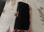 Zwart/Roze Portemonnee met Knipsluiting, Sieraden, Tassen en Uiterlijk, Portemonnees, Overige merken, Gebruikt, Zwart, Ophalen of Verzenden