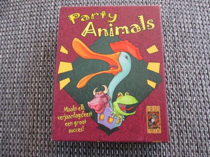 Party Animals, Hobby en Vrije tijd, Gezelschapsspellen | Kaartspellen, Gebruikt, Drie of vier spelers, Vijf spelers of meer, Ophalen of Verzenden