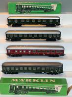 4 Märklin D-trein rijtuigen 4022, 4023, 4024 en 4026 van de, Hobby en Vrije tijd, Modeltreinen | H0, Wisselstroom, Gebruikt, Wagon