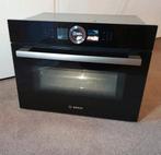 Luxe Bosch combi oven/magnetron ( zwart), zeer netjes!, Witgoed en Apparatuur, Magnetrons, Ophalen, Combimagnetron, Oven, Zo goed als nieuw
