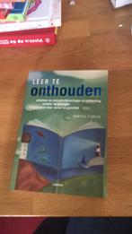 Dominic o'Brien - Leer te onthouden, Boeken, Gezondheid, Dieet en Voeding, Ophalen of Verzenden, Zo goed als nieuw, Dominic o'Brien