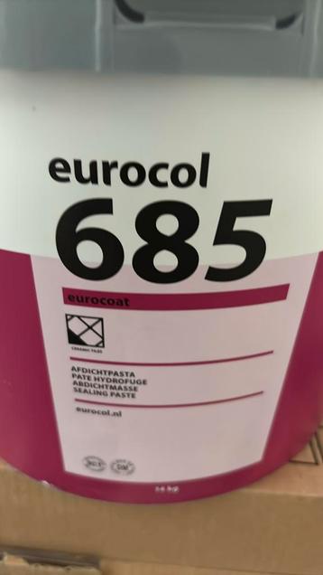 Eurocol 685 Afdichtpasta halve emmer beschikbaar voor biedingen