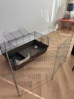 Konijnenkooi + Rennetje, Dieren en Toebehoren, Knaagdieren en Konijnen | Hokken en Kooien, Ophalen, Gebruikt, Kooi, 60 tot 90 cm