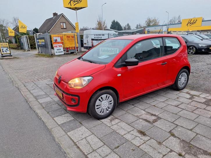 Volkswagen  UP 1.0  Bouwjaar 2012, Auto's, Bestelauto's, Bedrijf, Volkswagen, Benzine, Handgeschakeld, Origineel Nederlands, Rood