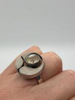 C133 Prachtige zilveren Karl Laine Finland ring, Sieraden, Tassen en Uiterlijk, Ringen, Met kristal, Ophalen of Verzenden, X, Dame