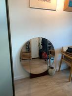 Vintage Houten Kaptafel Spiegel Jaren 60, Ophalen, 100 tot 150 cm, Rond, Zo goed als nieuw