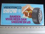 sticker vredestein snow+ banden voor meer dan sneeuw en ijs, Verzenden, Zo goed als nieuw, Merk