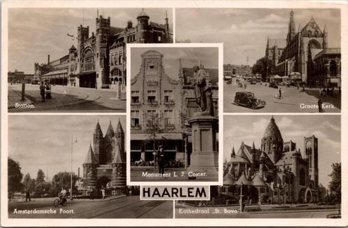 Haarlem - Meerluik, Verzamelen, Ansichtkaarten | Nederland, Gelopen, Noord-Holland, 1940 tot 1960, Verzenden