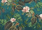 Bloemen behang Jacintha, Trendy behang, Botanisch behang, Huis en Inrichting, Verzenden, Minder dan 10 m², Botanisch, Vintage, bloemen, trendy behang