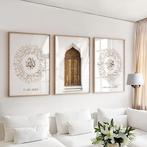 Islamitische Posters Set - 50x70cm, Huis en Inrichting, Ophalen of Verzenden, 50 tot 75 cm, Foto of Poster, 50 tot 75 cm