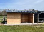 Douglas schuilstal 3x6m met voorwand op voorraad!!, 2 of 3 paarden of pony's, Weidegang