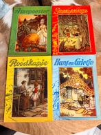 4 Sprookjesboekjes: Assepoester, Sneeuwwitje, Roodkapje, Han, Boeken, Ophalen of Verzenden, Gelezen