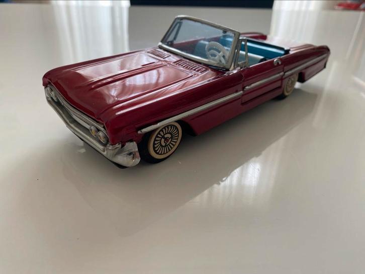 Blikken convertible car Amerikaans model., Antiek en Kunst, Antiek | Speelgoed, Ophalen of Verzenden