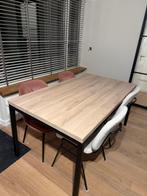 Houten eettafel 160 x 90, Huis en Inrichting, Tafels | Eettafels, Ophalen, 50 tot 100 cm, Zo goed als nieuw, 150 tot 200 cm