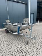 Quest aluminium platbodem/ visboot, Watersport en Boten, Ophalen, Zo goed als nieuw