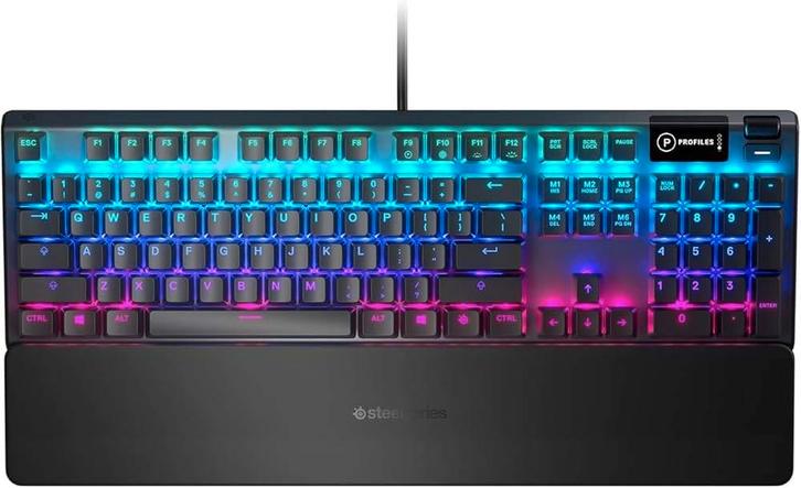 SteelSeries Apex 5 Gaming Keyboard +Gaming Headset, Computers en Software, Toetsenborden, Zo goed als nieuw, Qwerty, Gaming toetsenbord