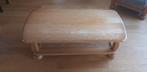 Salontafel massief eiken, Huis en Inrichting, Ophalen, Gebruikt, 100 tot 150 cm, Eikenhout