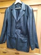 Tekoop lederen heren jas zwart., Kleding | Heren, Ophalen of Verzenden, Gedragen, Maat 52/54 (L), Zwart