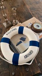 Decoratieve reddings boei “ Welcome Aboard”, Ophalen of Verzenden