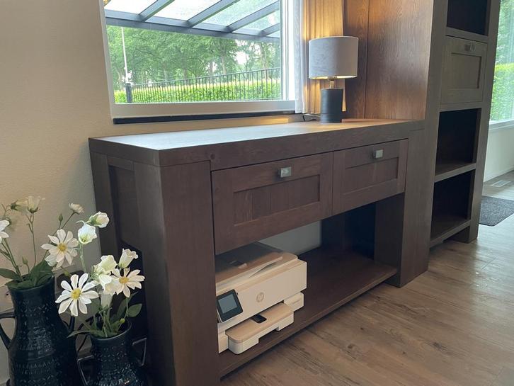 Vergrijsd massief eiken meubels, Huis en Inrichting, Complete inboedels, Ophalen