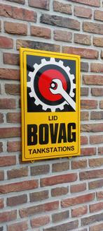 Emaille reclamebord bovag tankstations, Verzamelen, Merken en Reclamevoorwerpen, Reclamebord, Ophalen of Verzenden, Zo goed als nieuw