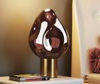 Kare design lamp Dough Bronze 38cm hoog, Ophalen of Verzenden, Nieuw, Glas, Minder dan 50 cm