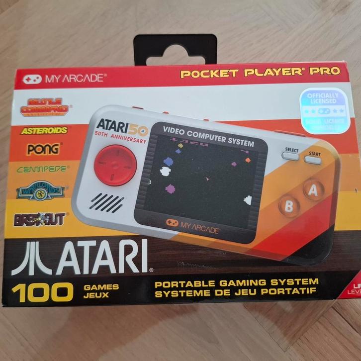 MyArcade Atari Pocket Player, Spelcomputers en Games, Spelcomputers | Overige, Zo goed als nieuw, Ophalen of Verzenden
