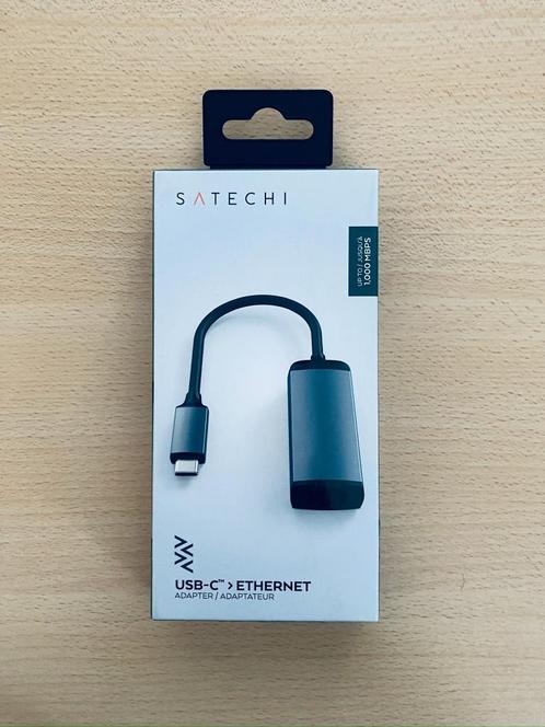 Satechi USB-C naar Ethernet Adapter, Computers en Software, Pc- en Netwerkkabels, Zo goed als nieuw, Ophalen of Verzenden