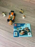 Lego City 60322 Raceauto met Pitstop compleet, Ophalen, Zo goed als nieuw, Complete set, Lego