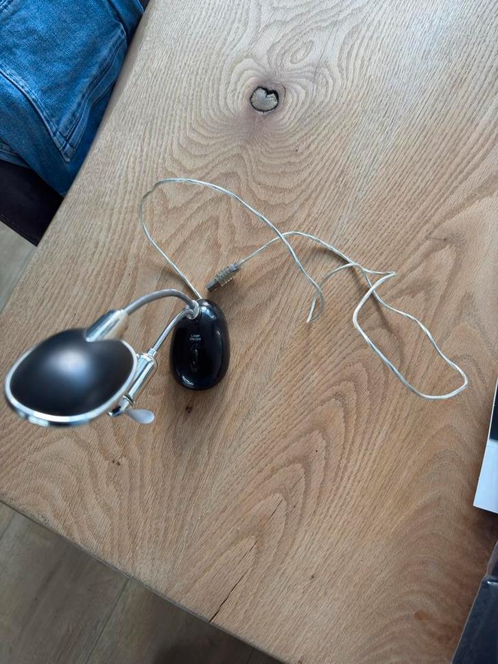 USB Lamp met Ventilator - Handig en Compact!, Huis en Inrichting, Lampen | Wandlampen, Gebruikt, Kunststof, Ophalen of Verzenden