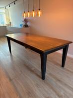 Stevige houten eettafel 243 lang, Huis en Inrichting, Ophalen, Gebruikt, 200 cm of meer, 50 tot 100 cm