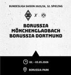 Kaarten Borussia Mönchengladbach- Borussia Dortmund, Tickets en Kaartjes, Sport | Voetbal, Twee personen, Februari