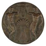 PENNING 1948 Pieter d'Hont : 50ste Jaarbeurs Utrecht º, Verzenden, Brons, Nederland