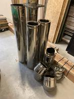 Dubbel wandig openhaard kanaal inclusief hulp stukken, Doe-het-zelf en Verbouw, Ophalen of Verzenden, 80 mm of meer, Overige typen