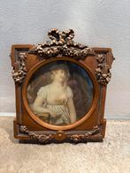 Fotolijstje met Strik en Guirlandes, look-a-like Antiek., Antiek en Kunst, Ophalen of Verzenden