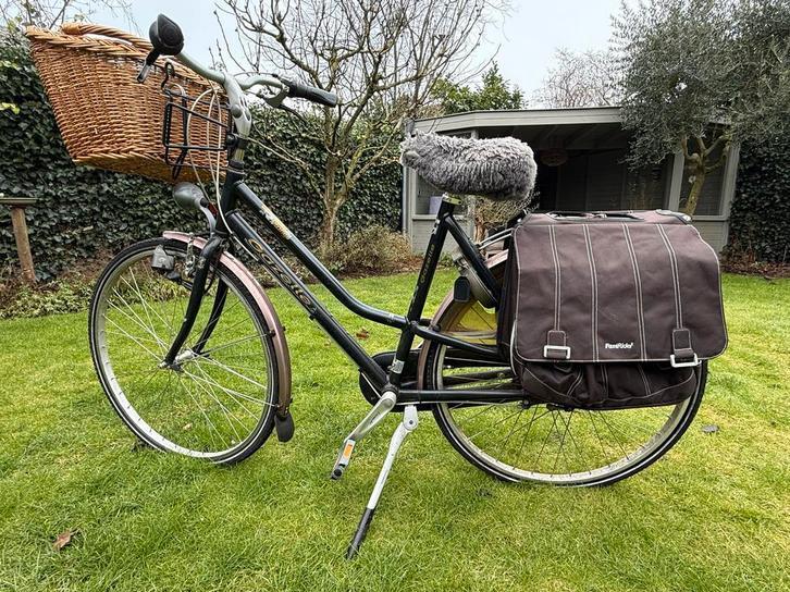 Gazelle Orange Damesfiets 7 versnellingen, fietsmand/tassen, Fietsen en Brommers, Fietsen | Dames | Damesfietsen, Gebruikt, Gazelle