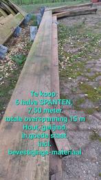 Houten spanten voor stal, Doe-het-zelf en Verbouw, Hout en Planken, Gebruikt, Balk, Overige houtsoorten, Ophalen