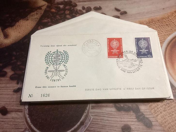 No4754 Suriname E25 anders Heb ook van Nederland jaargangen, Postzegels en Munten, Postzegels | Eerstedagenveloppen, Onbeschreven
